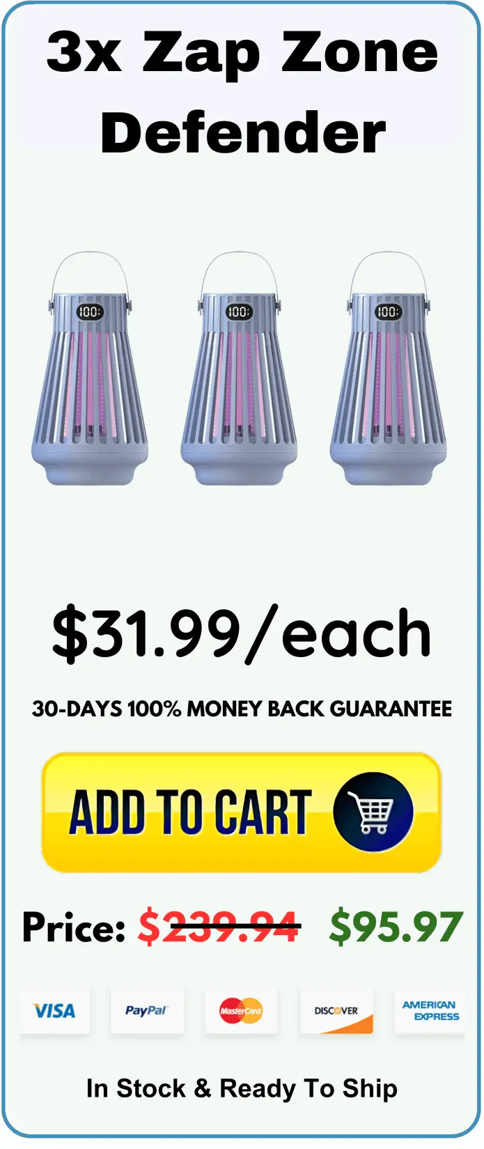 Zap Zone Defender offer price 