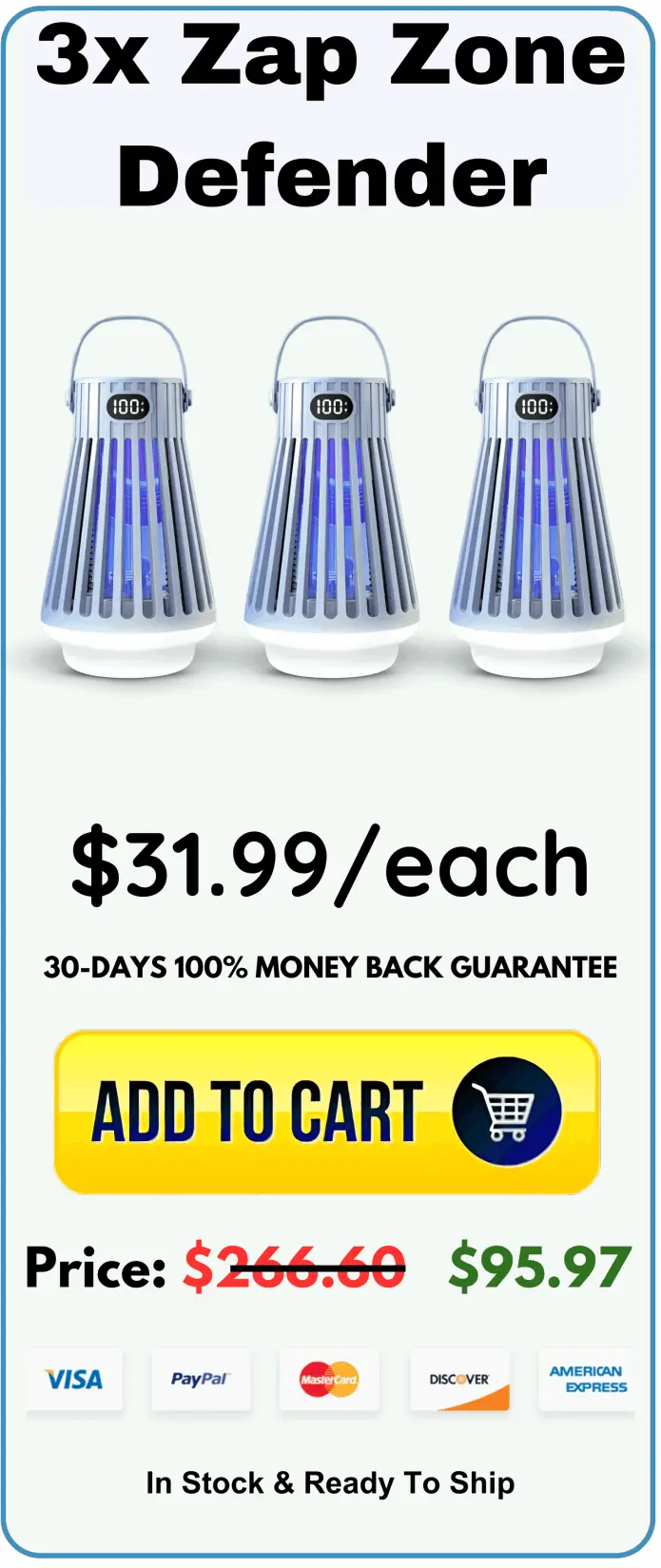 Zap Zone Defender offer price 